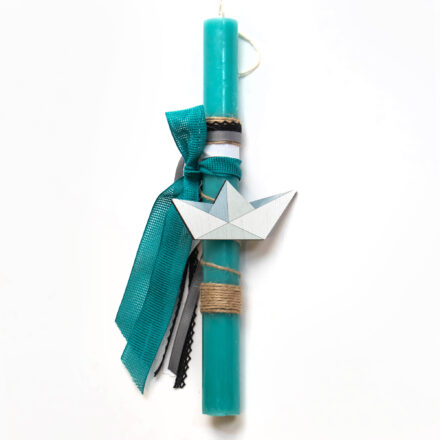 Λαμπάδα χάρτινη βαρκούλα